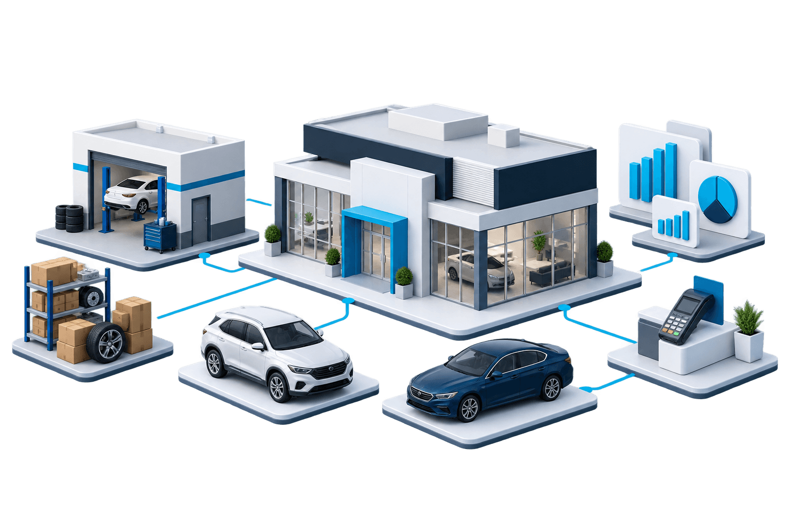 Connected dealership ecosystem